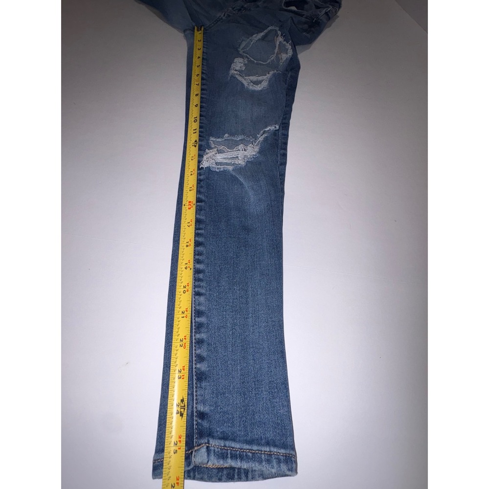 American Eagle Outfitters Hi Rise Jeggings Distressed Jeans Womens Size 6 Short - Picture 8 of 10
